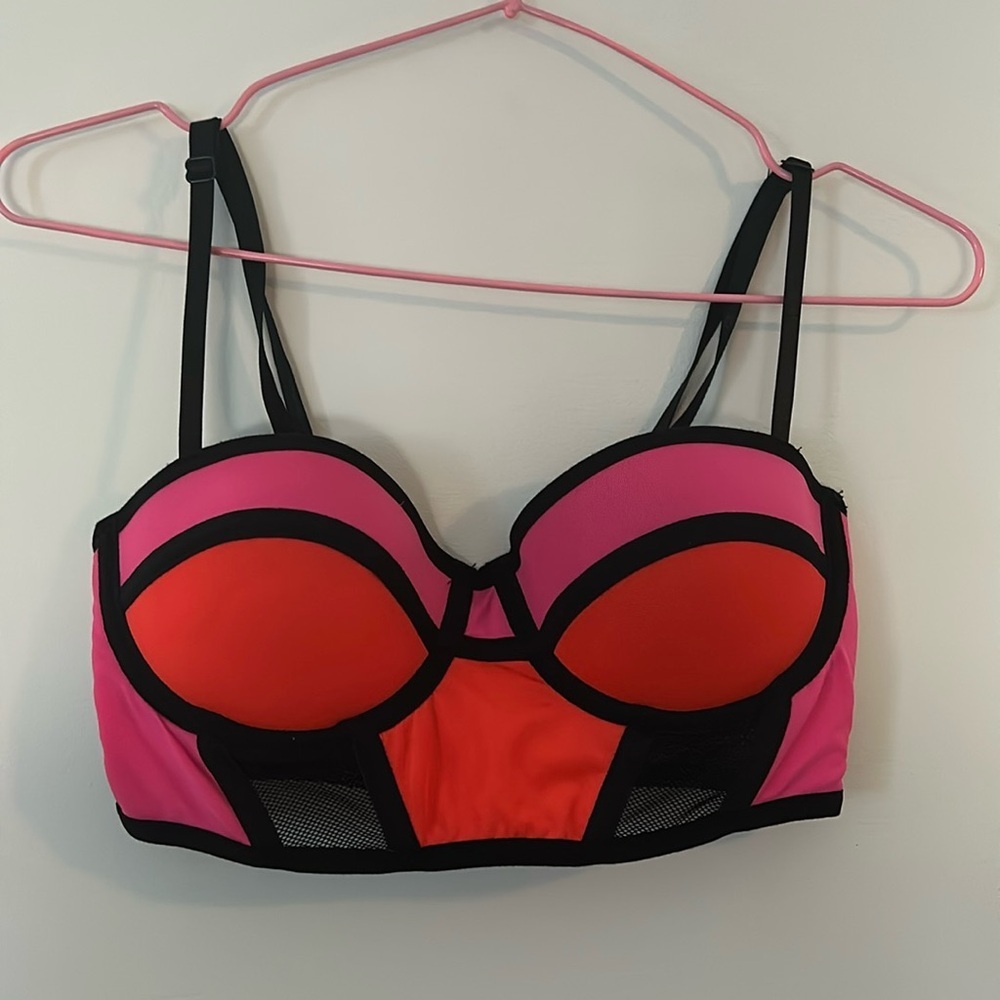 🔥🔥Cute Colorblock Bustier Bra